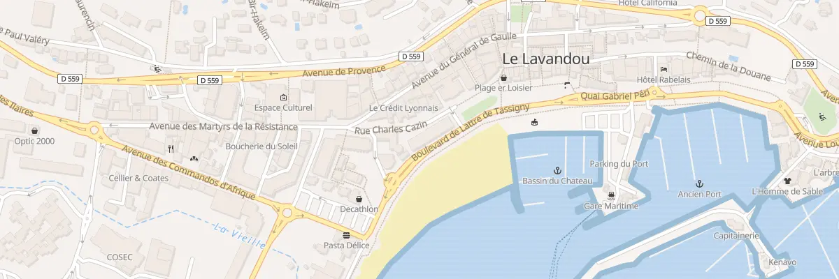 Plan du 5472 Rue Charles Cazin au Lavandou