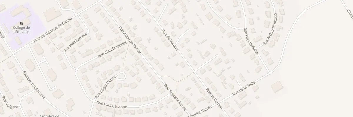 Plan du 20 Rue de Verdun à Dombasle-sur-Meurthe