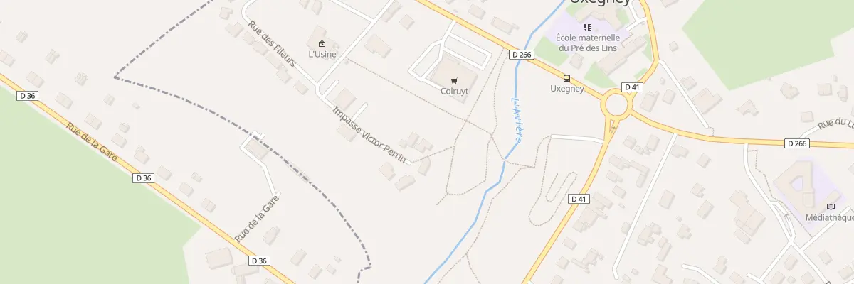 Plan du 7 Imp Victor Perrin à Uxegney