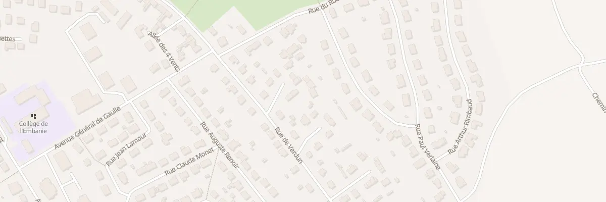 Plan du 15 Rue de Verdun à Dombasle-sur-Meurthe