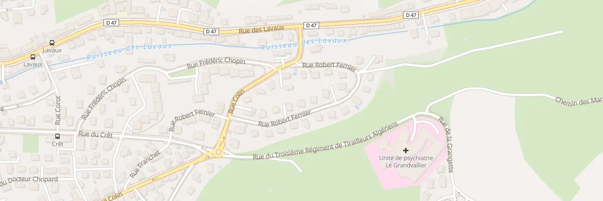 Plan du 16 Rue Robert Fernier à Pontarlier