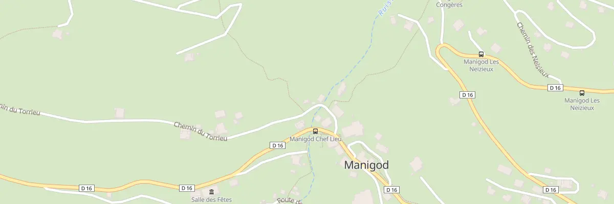 Plan du 104 Che du Torrieu à Manigod