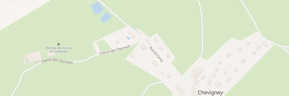 Plan du 2 Rue du Camp à Chevigney-lès-Vercel