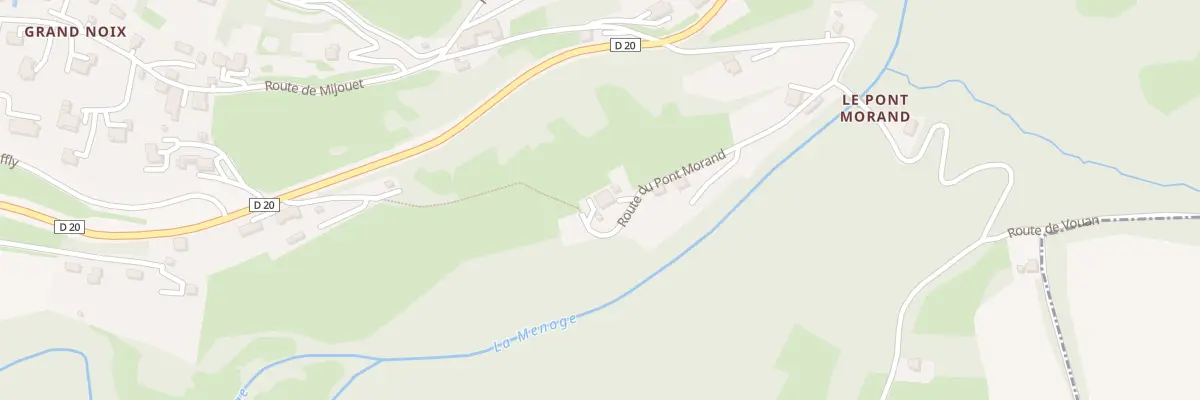 Plan du 3923 Rte du Pont Morand à Fillinges