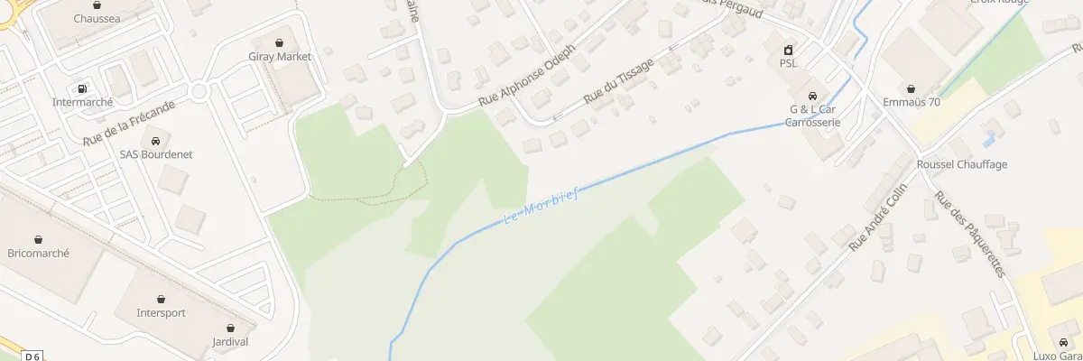 Plan du 38 Rue du Tissage à Luxeuil-les-Bains