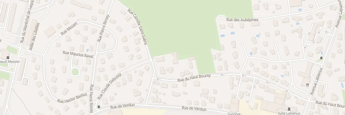 Plan du 3 Rue Camille Saint Saens à Luxeuil-les-Bains