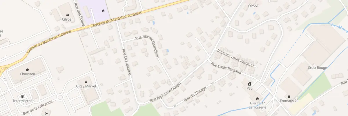 Plan du 32 Rue Alphonse Odeph à Luxeuil-les-Bains
