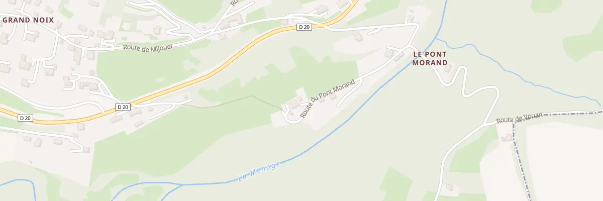 Plan du 390 Rte du Pont Morand à Fillinges