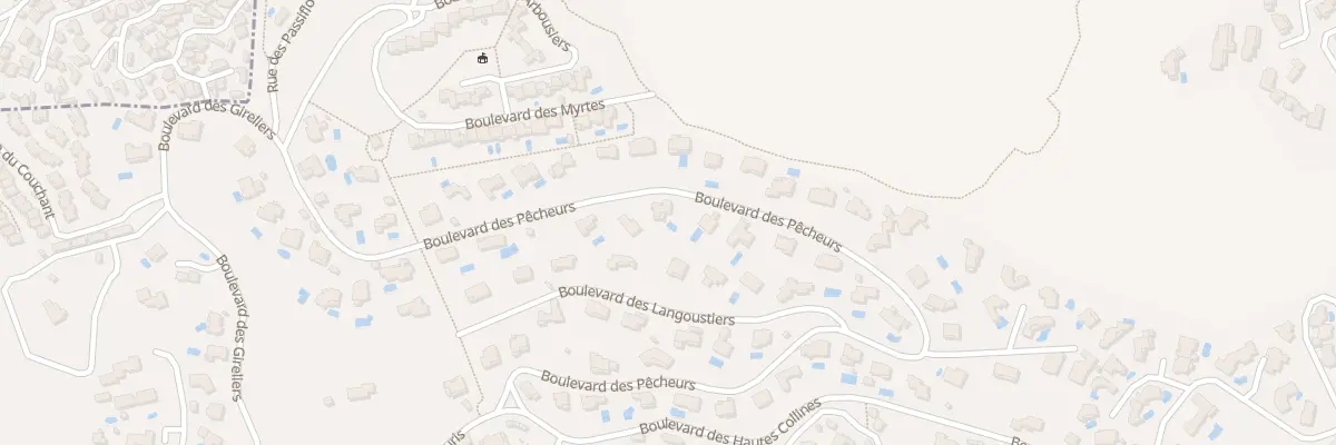 Plan du 31 Bd des Pêcheurs au Lavandou