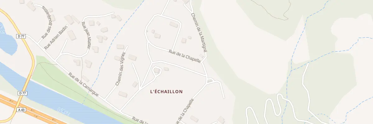 Plan du 269 Rue de la Chapelle à La Tour-en-Maurienne