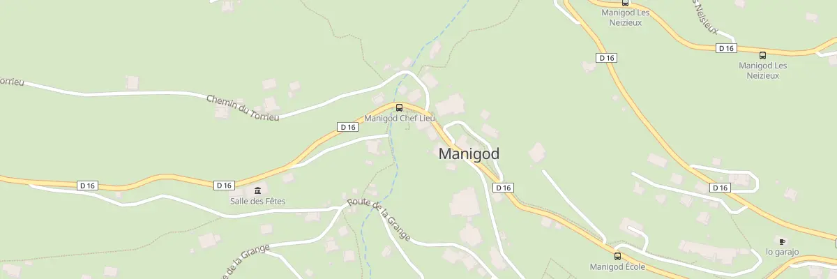 Plan de Manigod à Manigod