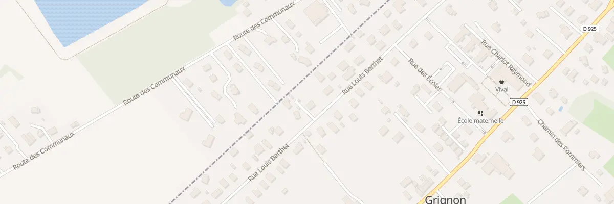 Plan du 728 Rue louis berthet à Grignon