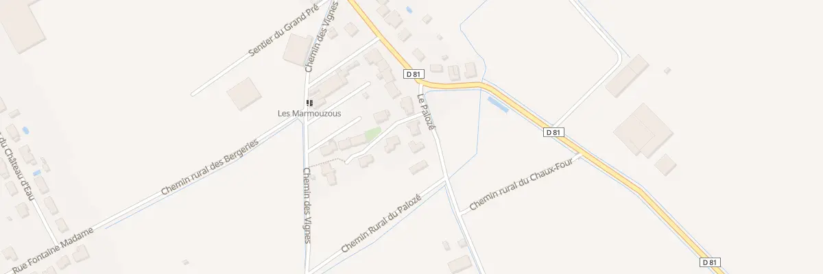 Plan du 6 Che du Paloze à Haraucourt