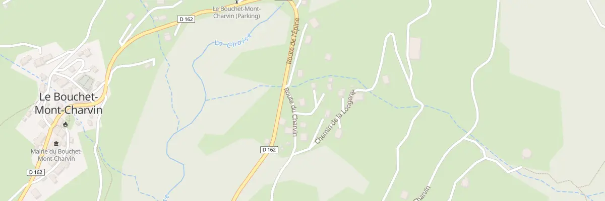 Plan du 5267F La Longeret au Bouchet-Mont-Charvin