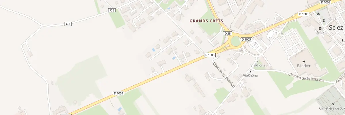 Plan du 1044 Av de Sciez à Sciez