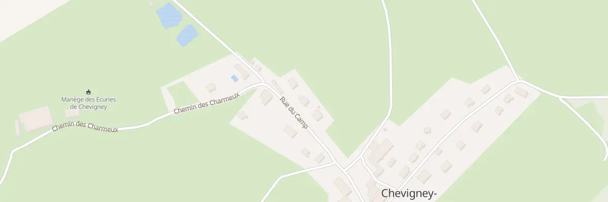 Plan du 6 Rue du Camp à Chevigney-lès-Vercel