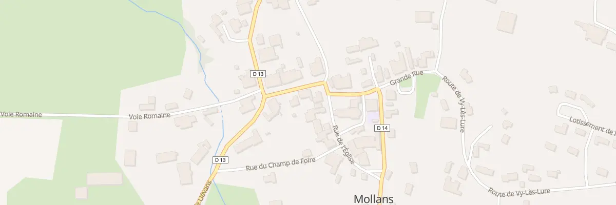 Plan du 6 Rue Grande Rue à Mollans