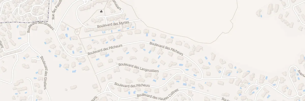Plan du 29 Bd des Pêcheurs au Lavandou