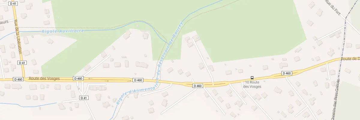Plan du 24 Rte des Vosges à Sanchey