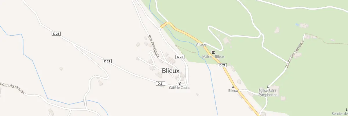 Plan du 5008 Le Village à Blieux