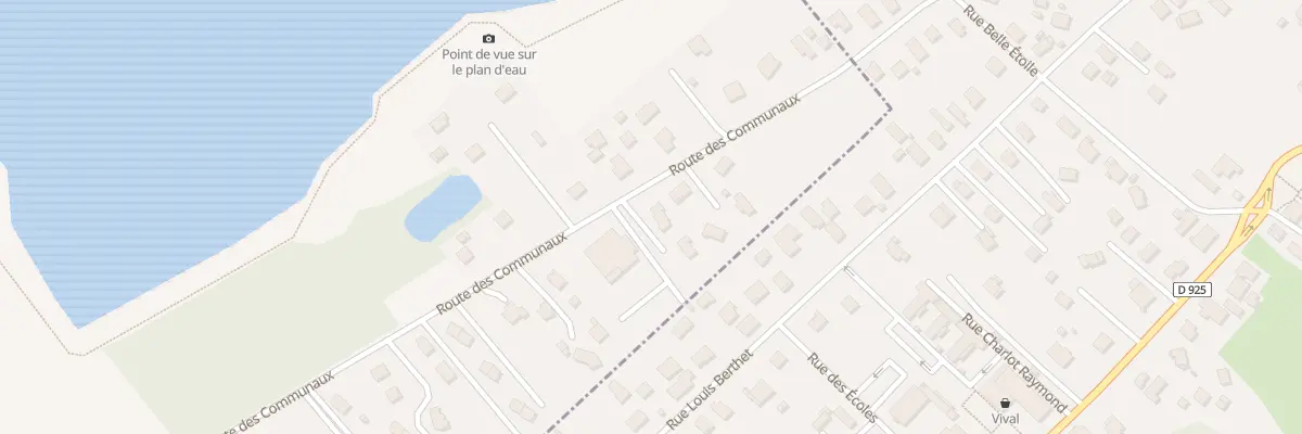 Plan du 828 Rte des Communaux à Gilly-sur-Isère