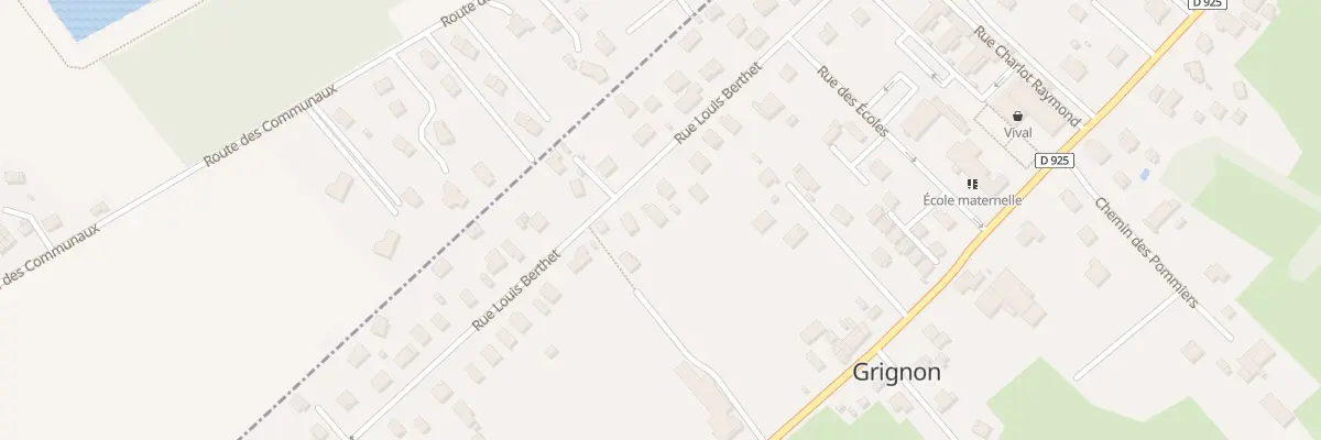 Plan du 719 Rue louis berthet à Grignon