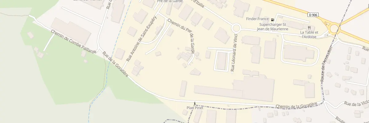 Plan du 274 Che du Pré de la Garde à Saint-Jean-de-Maurienne