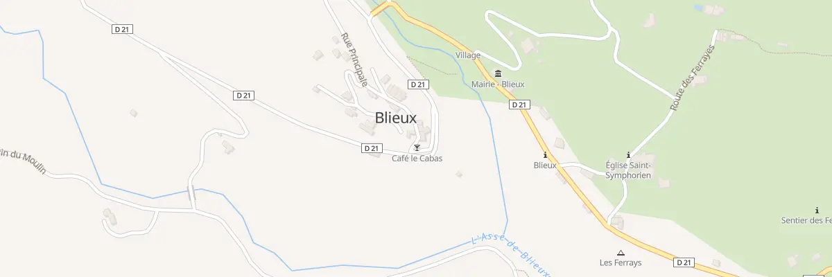 Plan du 7028 Le Village à Blieux
