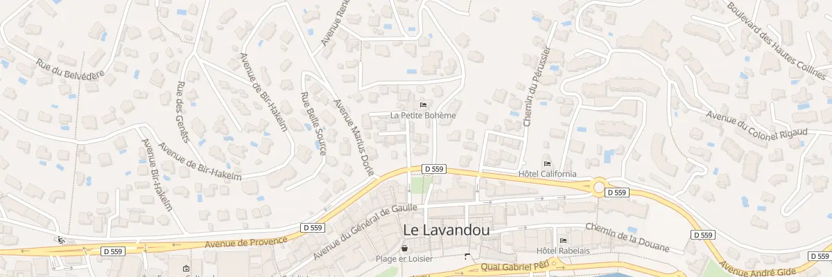 Plan du 4 Imp du Pin Parasol au Lavandou