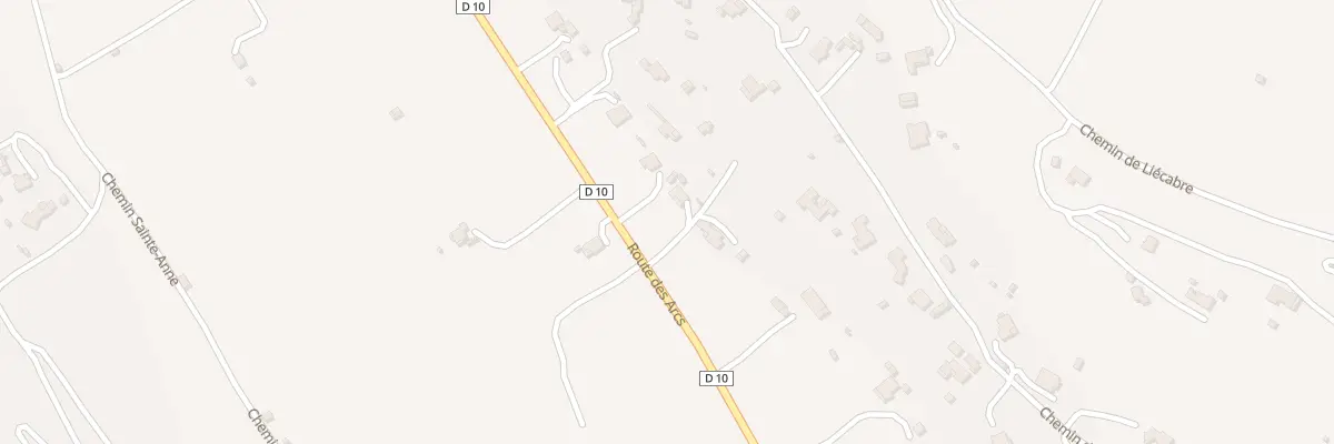 Plan du 897 Rte des Arcs à Lorgues