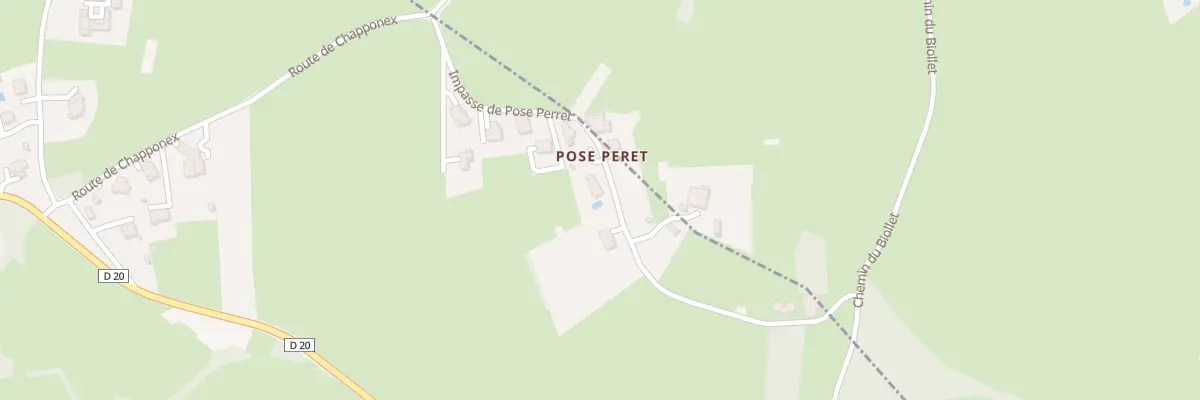 Plan du 240 Imp de Pose Perret à Faucigny
