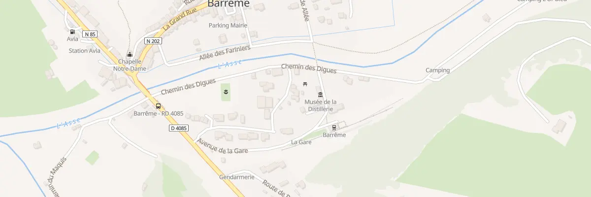 Plan du 5085 Les Condamines à Barrême