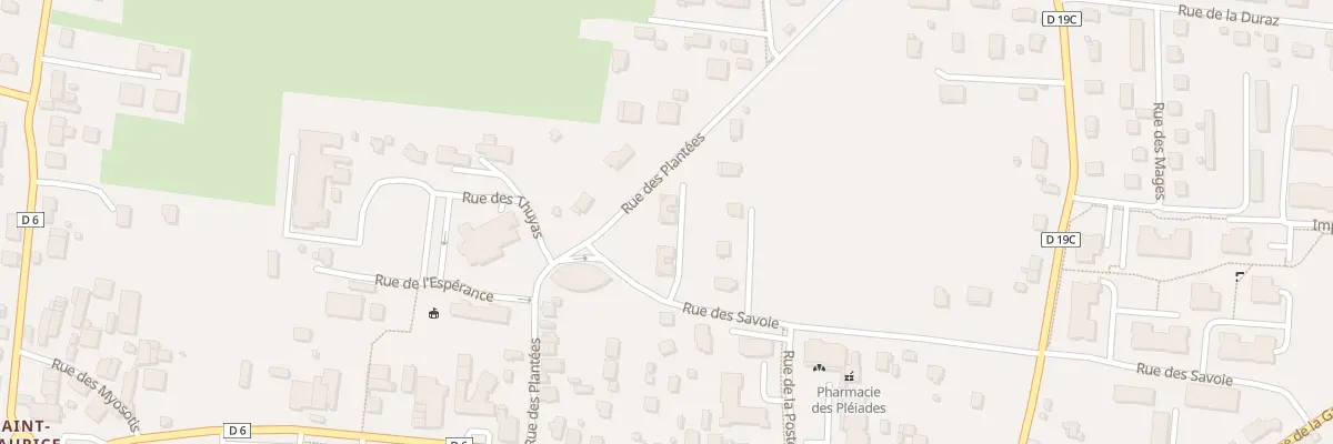 Plan du 71 Rue des savoie à Saint-Pierre-en-Faucigny
