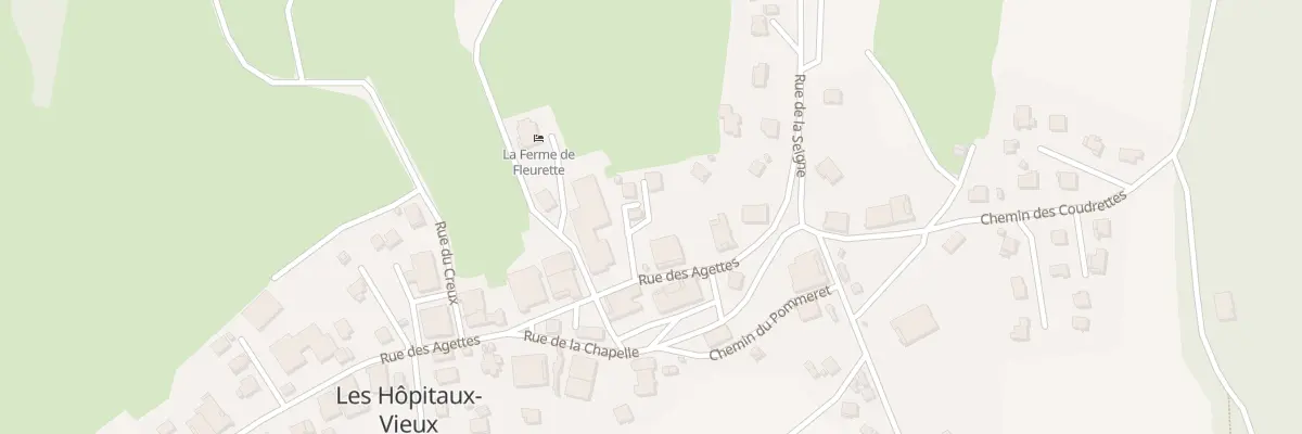 Plan du 10 Rue des Agettes aux Hôpitaux-Vieux