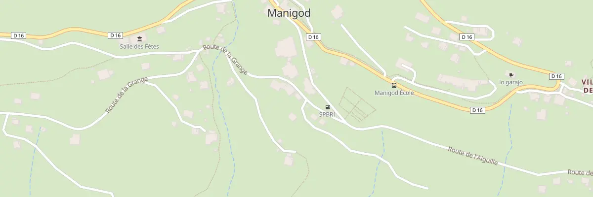 Plan du 81 Rte de la Grange à Manigod