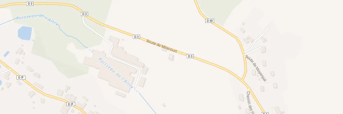 Plan du 639 Rte de Mirecourt à Xertigny