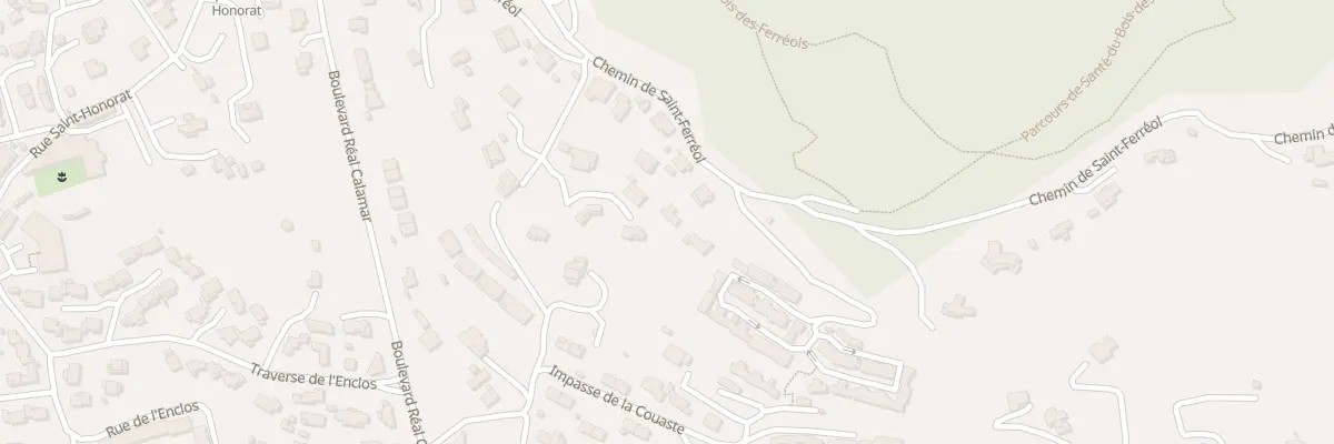 Plan du 372 Cor de Saint-ferréol à Lorgues