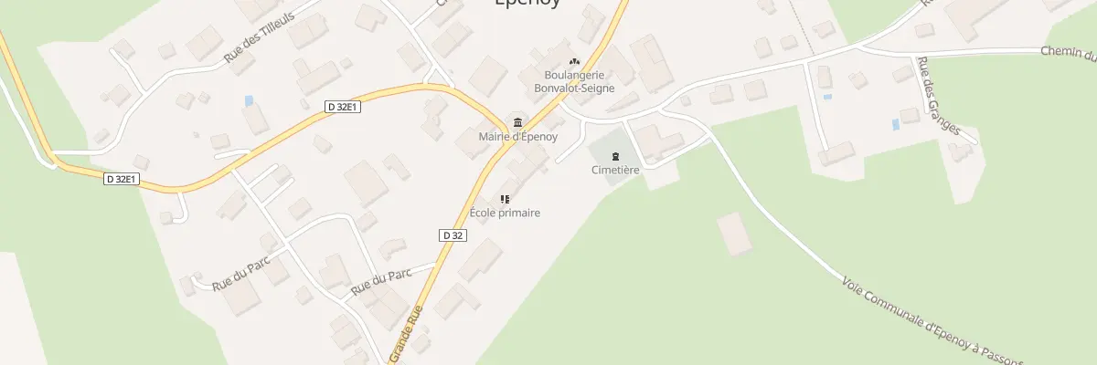Plan du 2T Rue des Granges à Épenoy