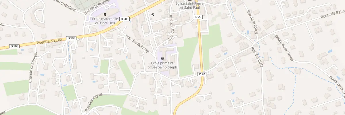 Plan du 70 Rue des Bellossy à Bons-en-Chablais