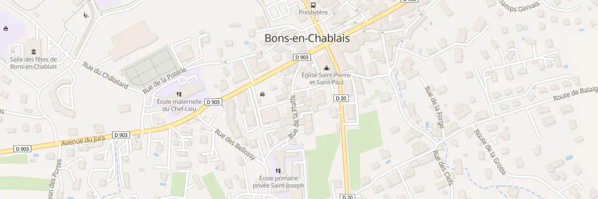 Plan du 73 Rue de la Plaffe à Bons-en-Chablais