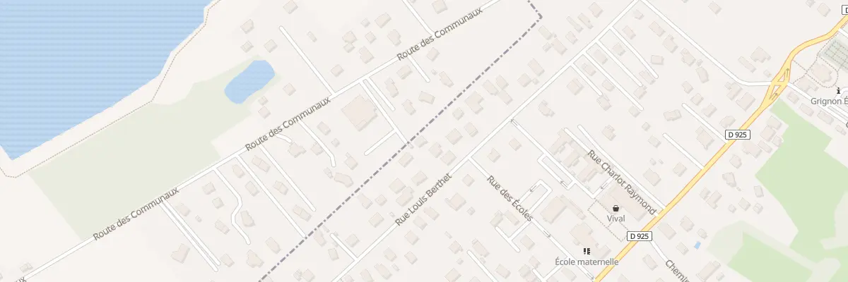 Plan du 602 Rue louis berthet à Grignon