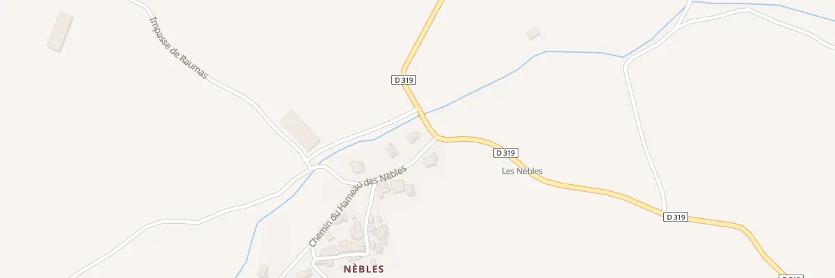 Plan du 22 Che du Hameau des Nèbles à Clumanc