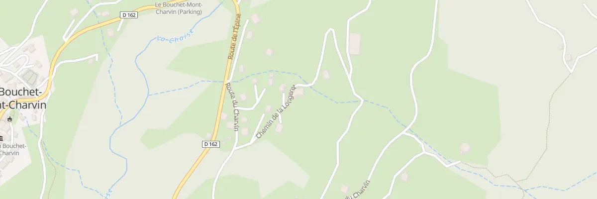 Plan du 162 Che de la Longeret au Bouchet-Mont-Charvin