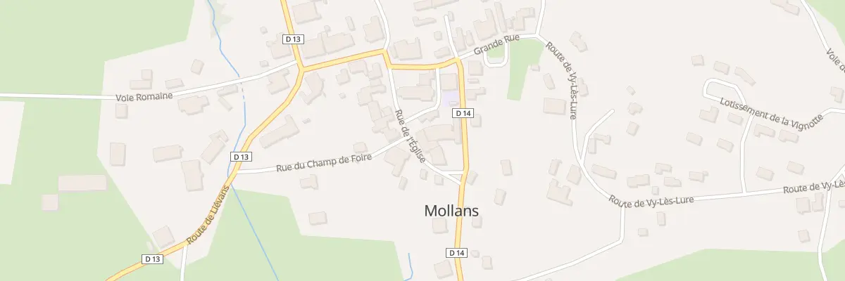 Plan du 5005 Le Village Est à Mollans