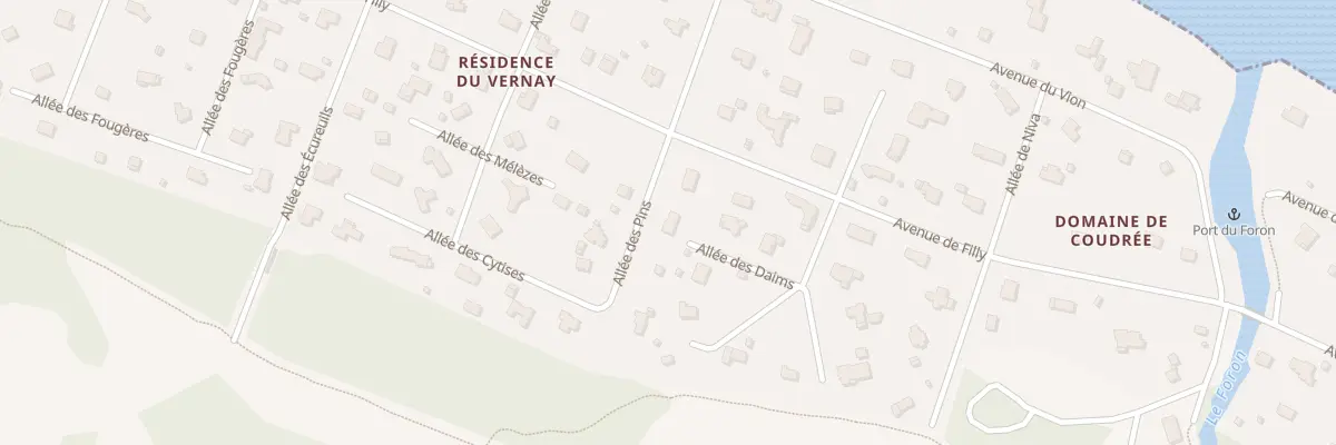Plan du 3 All des Pins à Sciez