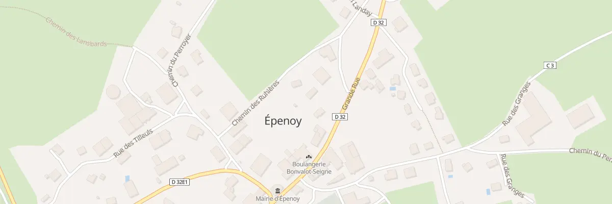 Plan du 5203 Vc Grande Rue à Épenoy