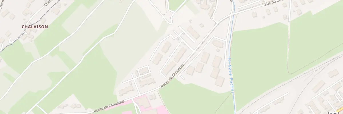 Plan du 72 Rte de l’Arlandaz à Albertville