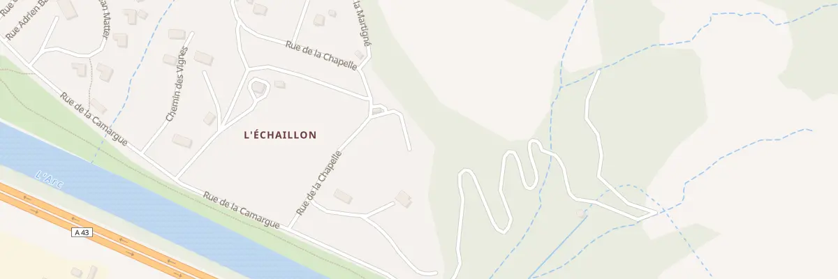 Plan du 5184 L’Echaillon - Hermillon à La Tour-en-Maurienne