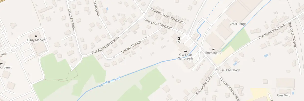 Plan du 20 Rue du Tissage à Luxeuil-les-Bains