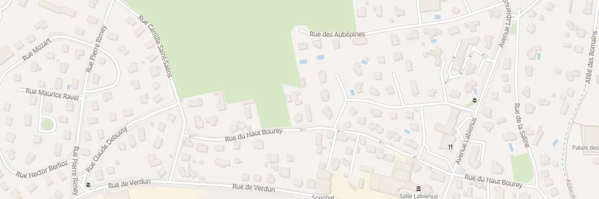 Plan du 23 Rue du Haut Bourey à Luxeuil-les-Bains
